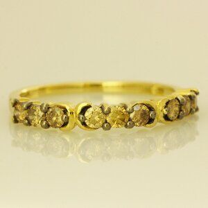 $3950 / NEW / Levian Chocolate Diamond 14K Gold Band Ring / Luxury